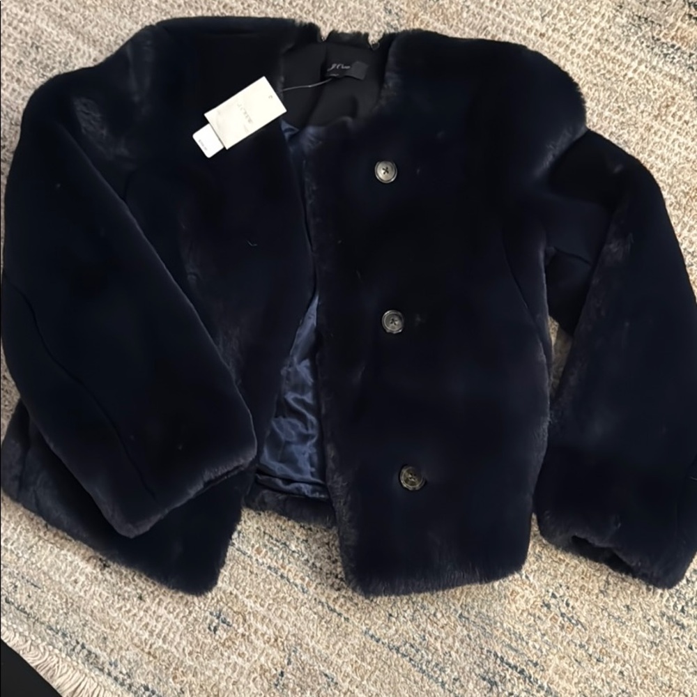 Faux fur jacket